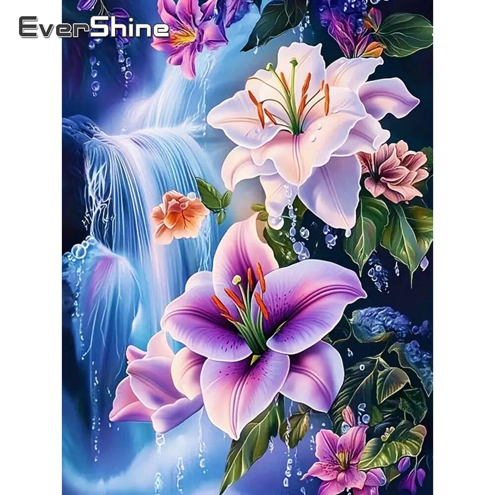 Photo Mosaic Print - Evershine 다이아몬드 페인팅 러브 하트 스톤