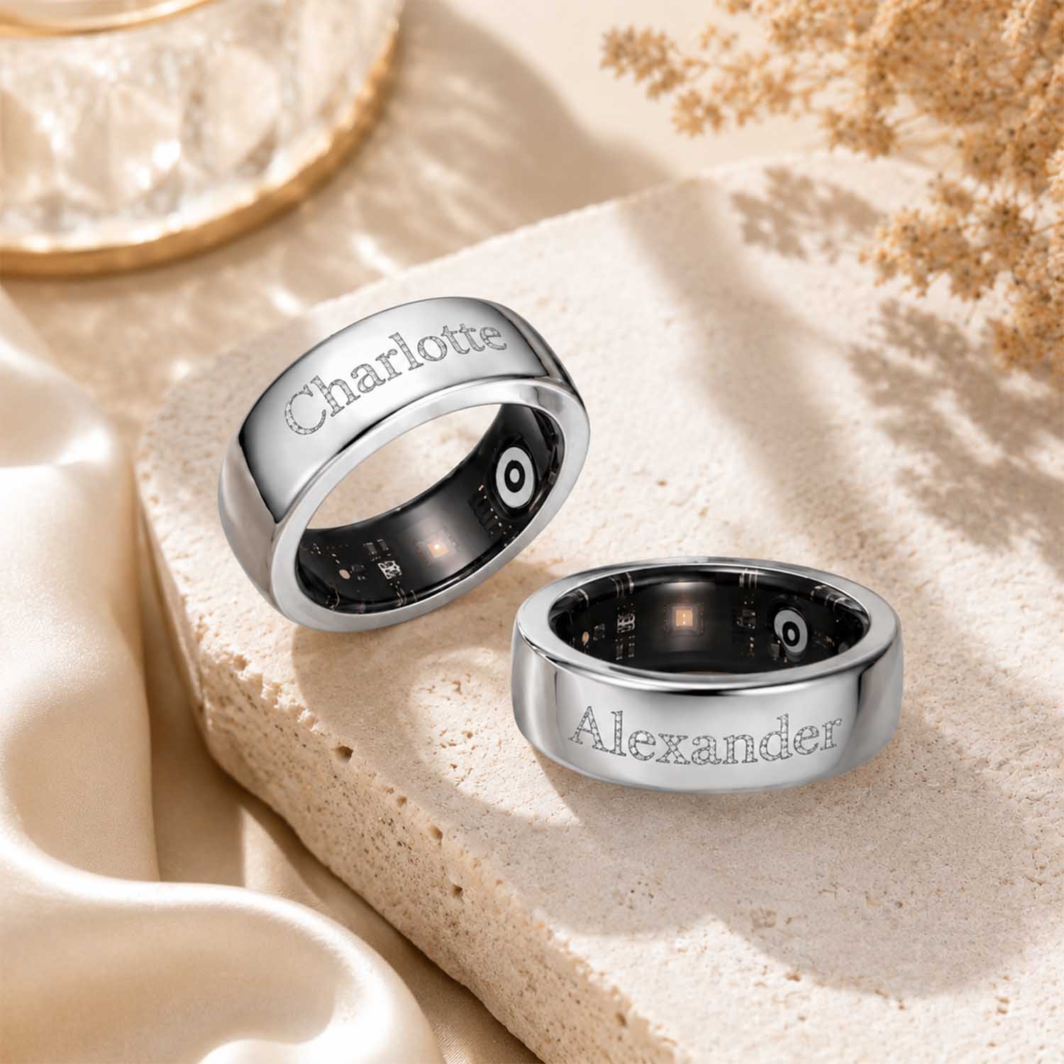 Qitian 맞춤형 다이아몬드 네임 스마트 링커버, 오 - Initial Ring Custom 리뷰 및 가격