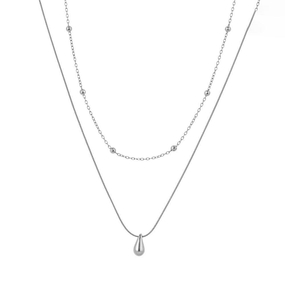 DGIDDK 스테인리스 스틸 창의적인 눈물방울 펜던트  - Birth Flower Necklace 리뷰 및 가격